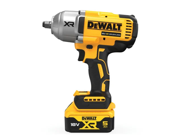 DEWALT DCF900P2T XR Brushless 1/2in High Torque Impact Wrench 18V 2 x 5.0Ah Li-ion – – Now available at MTN Shop UK.