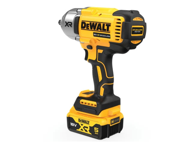 DEWALT DCF900P2T XR Brushless 1/2in High Torque Impact Wrench 18V 2 x 5.0Ah Li-ion – – Now available at MTN Shop UK.