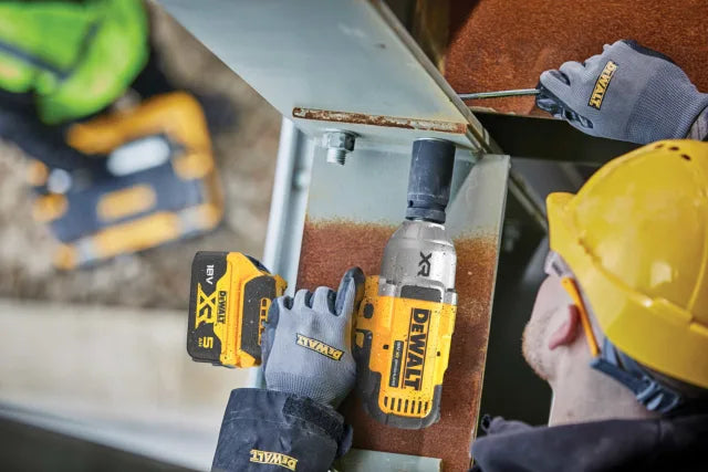 DEWALT DCF900P2T XR Brushless 1/2in High Torque Impact Wrench 18V 2 x 5.0Ah Li-ion – – Now available at MTN Shop UK.