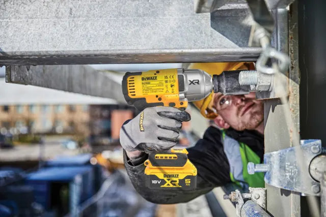 DEWALT DCF900P2T XR Brushless 1/2in High Torque Impact Wrench 18V 2 x 5.0Ah Li-ion – – Now available at MTN Shop UK.