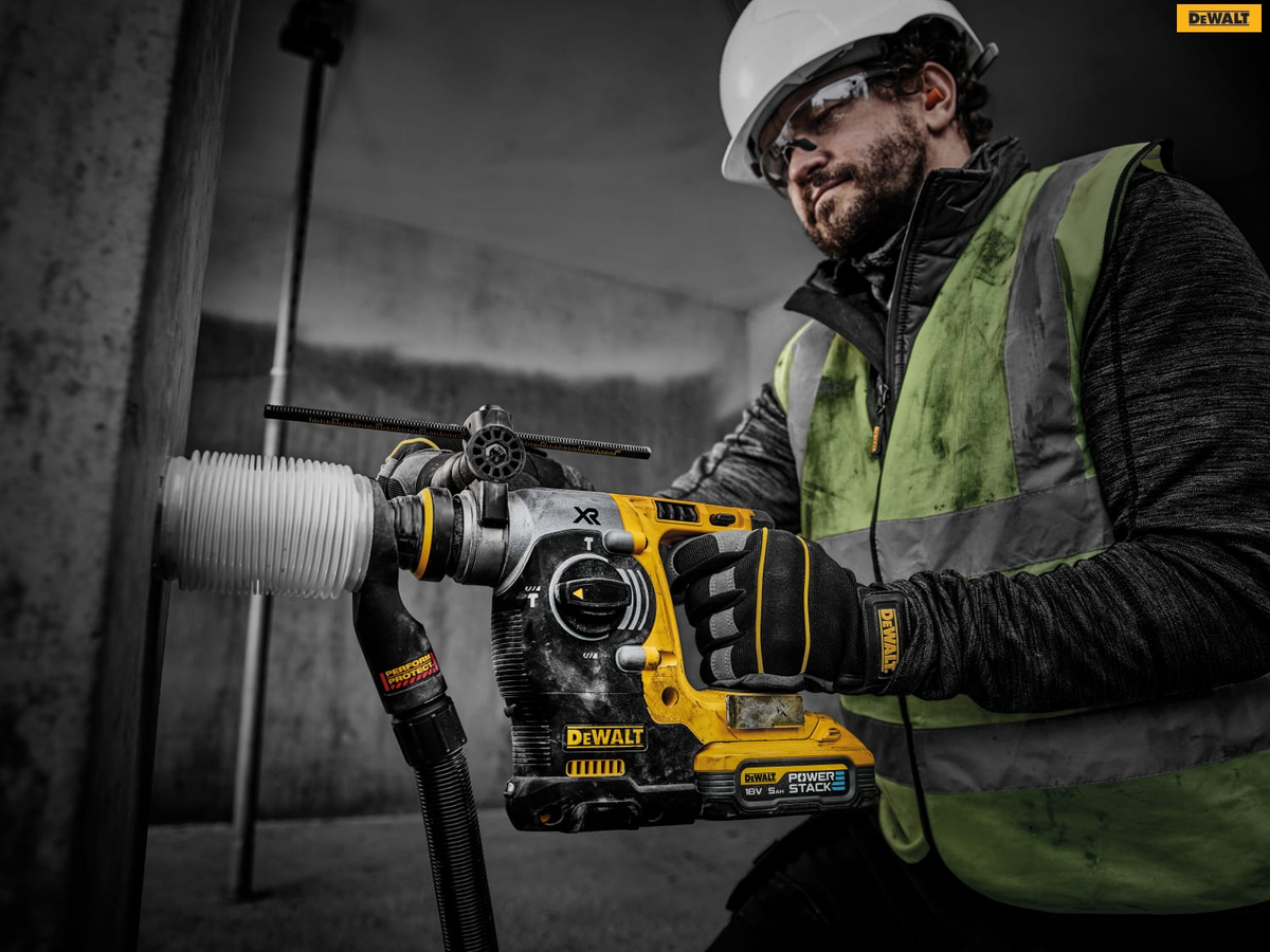 DeWalt DCH273H2T XR Brushless SDS Plus 3 Mode Hammer 18V 2 x POWERSTACK 5.0Ah Li-ion – – Now available at MTN Shop UK. - imagen 4