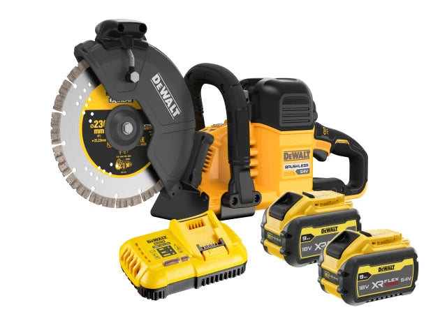 DEWALT DCS691X2 XR FlexVolt 230mm Cut-Off Saw 54V 2 x 9.0Ah Li-ion – – Now available at MTN Shop UK. - imagen 5