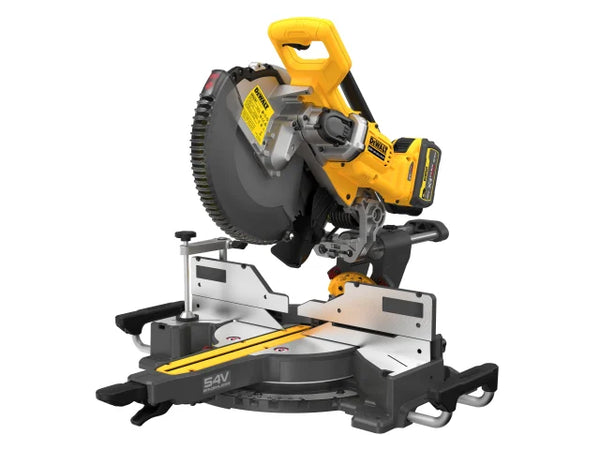 DEWALT DCS781X2 XR FlexVolt Mitre Saw 305mm 54V 2 x 3.0Ah Li-ion – – Now available at MTN Shop UK.