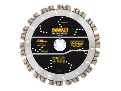 DEWALT ELITE SERIES™ All Purpose Diamond Segmented Wheel 230 x 22.2mm – – Now available at MTN Shop UK.