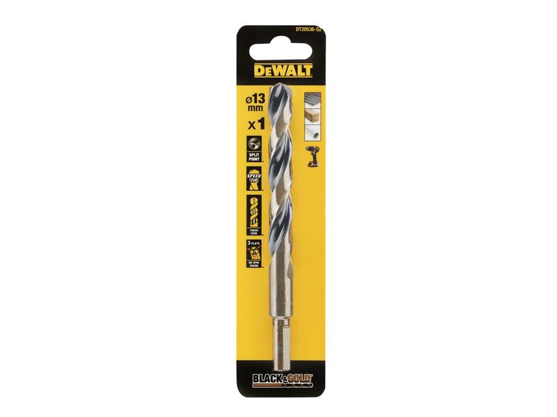 DeWALT Power Tools BLACK&GOLD HSS Drill Bit - imagen 3