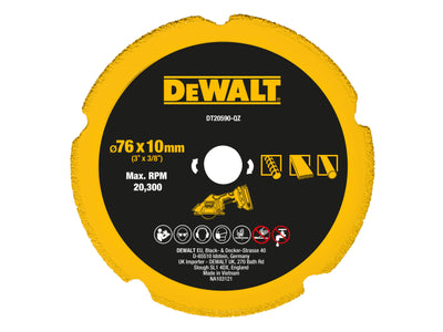 DEWALT DT20590 Diamond Multi Material Blade 75mm – – Now available at MTN Shop UK.