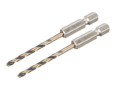 DeWALT Power Tools BLACK&GOLD Hex HSS-G Drill Bits (2)