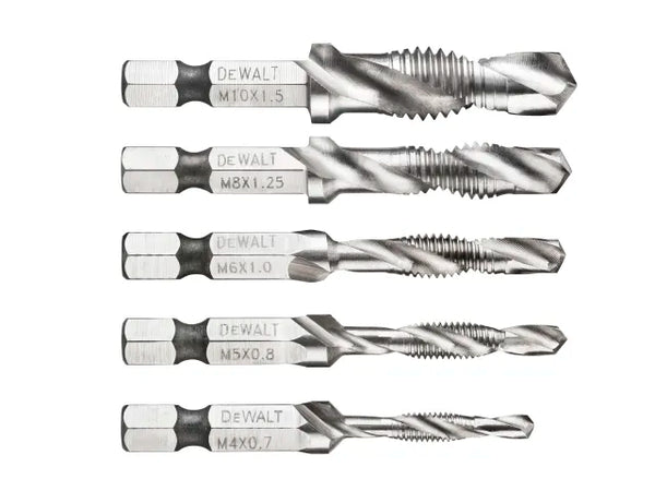 DEWALT DT50060 Impact Ready Drill Tap Set, 5 Piece – – Now available at MTN Shop UK.