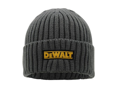 DeWALT Power Tools Indianapolis Grey Knitted Beanie Hat