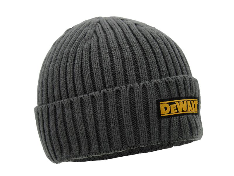DeWALT Power Tools Indianapolis Grey Knitted Beanie Hat - imagen 2