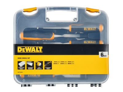 DeWALT Hand Tools Wood Chisel Set, 6 Piece