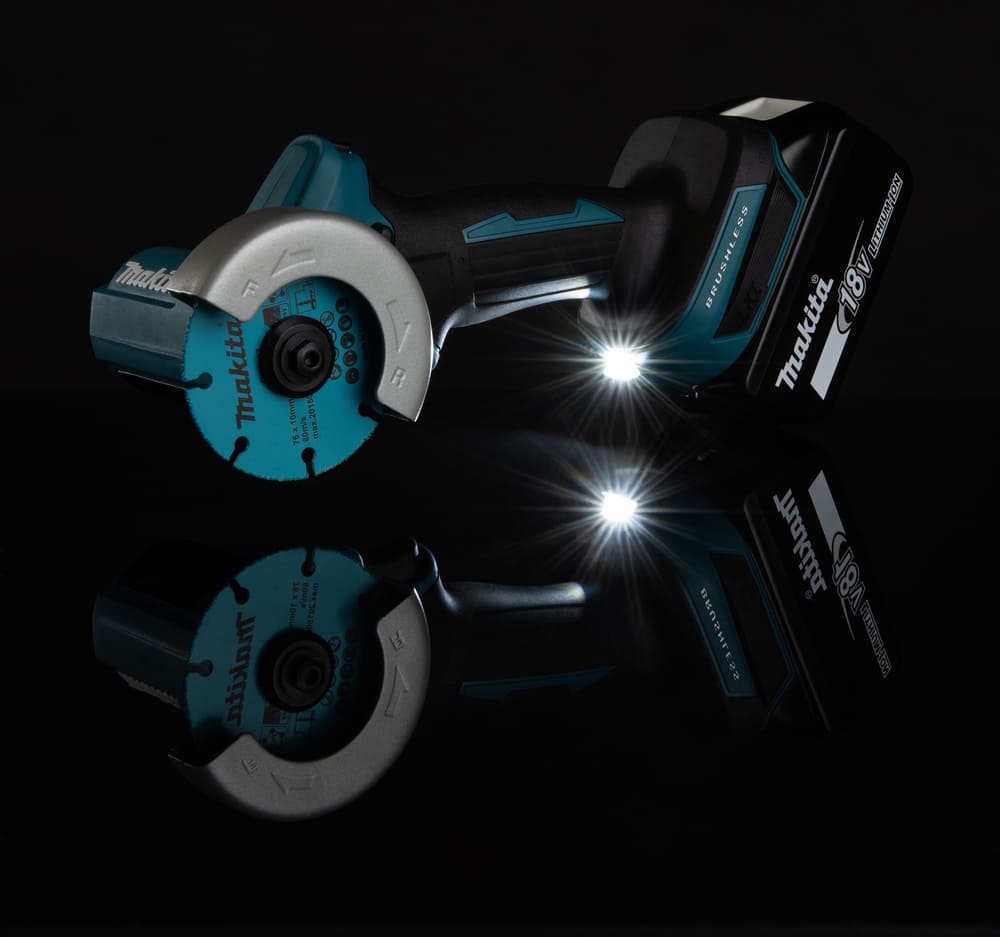 Makita - Makita DMC300Z LXT Compact Cut-off Saw 18V Bare Unit - Cordless Makita angle grinder with LED lights, 18V battery. - imagen 5
