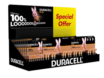 Duracell Duracell Battery Small CDU Display (10 x AAA & 24 x AA Packs)