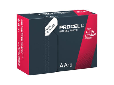 Duracell AA PROCELL® Intense Alkaline Batteries (Pack 10)