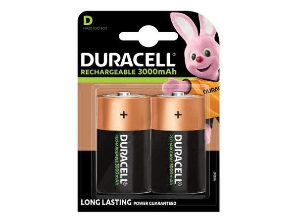 Duracell D Cell 3000Mah Rechargeable Batteries (Pack 2) – – Now available at MTN Shop UK.