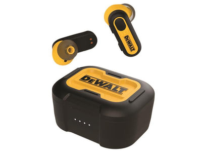 DEWALT Telecoms Jobsite Pro-X1 True Wireless Earbuds with Charging Case