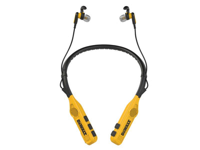 DEWALT Telecoms Jobsite Pro Max Neckband Earphones with Built-in Speakers
