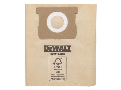DEWALT Vacuum DXVA19-4203 Dust Bag (3 Pack)