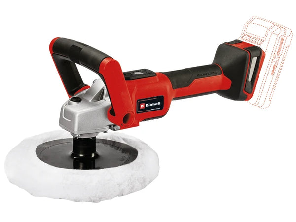 Einhell CE-CP 18/180 Li E-Solo Power X-Change Polisher 180mm 18V Bare Unit – – Now available at MTN Shop UK.