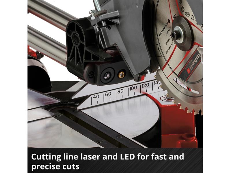 Einhell TE-SM 36/210 Li-Solo Power X-Change Sliding Mitre Saw 18V Bare Unit - imagen 5