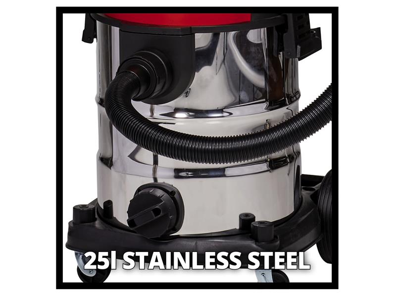 Einhell TE-VC 36/25 Li S-Solo Wet/Dry Vacuum Cleaner 36V (2 x 18V) Bare Unit - imagen 2