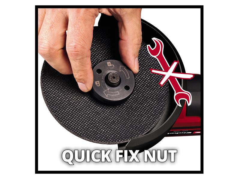 Einhell TP-AG 18/125 CE Q Li-Solo Pro Angle Grinder 18V Bare Unit - imagen 5