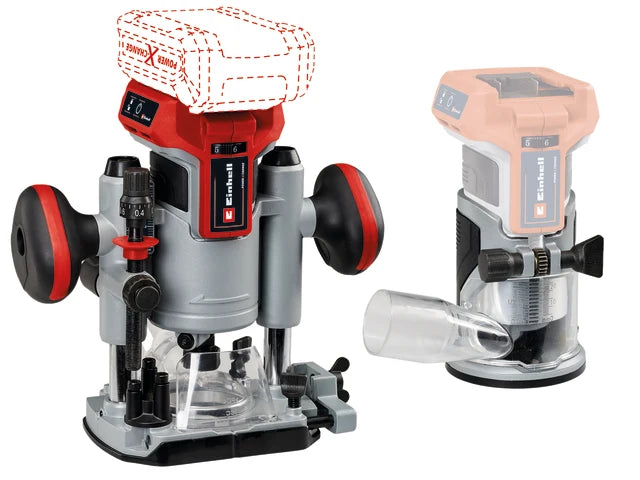 Einhell TP-RO 18 Set Li BL-Solo Power X-Change Router/Palm Router 18V Bare Unit – – Now available at MTN Shop UK. - imagen 2