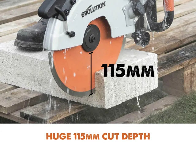 Evolution R300DCT+ 300mm Disc Cutter Kit 2400W 240V - imagen 2