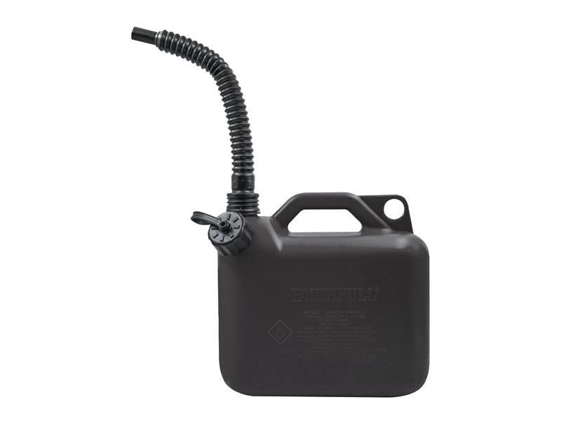 Faithfull Plastic Fuel Can Black 5 litre - imagen 2