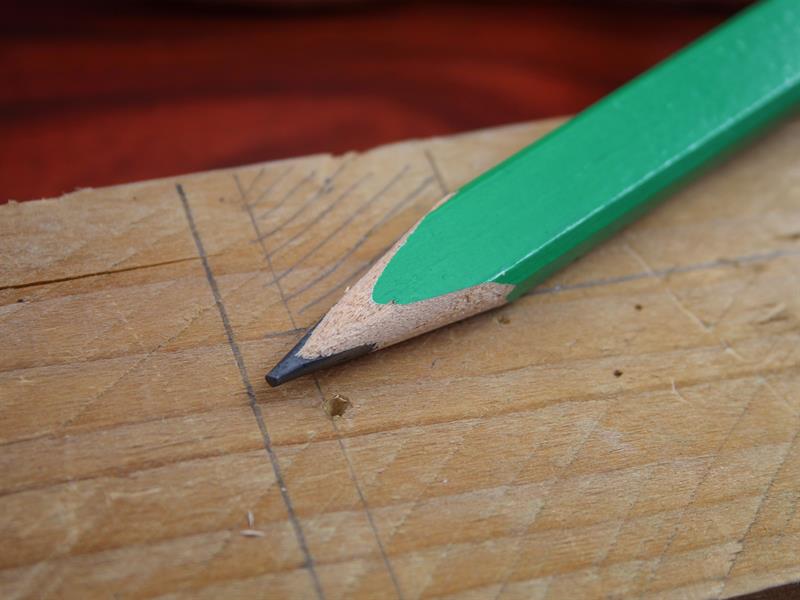 Faithfull FSC Carpenter's Pencils - Green / Hard (Pack 10) - imagen 3