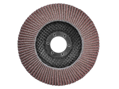 Faithfull Aluminium Oxide Flap Disc 125 x 22mm 40 Grit – – Now available at MTN Shop UK.