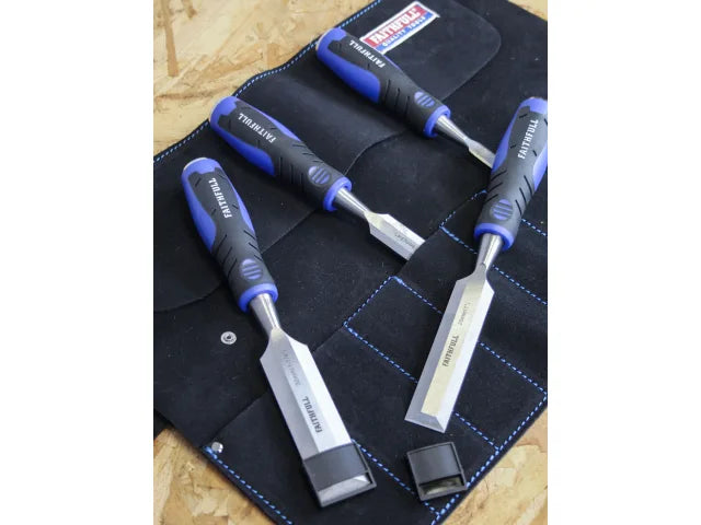 Faithfull 8 Pocket Leather Chisel Roll – – Now available at MTN Shop UK. - imagen 4