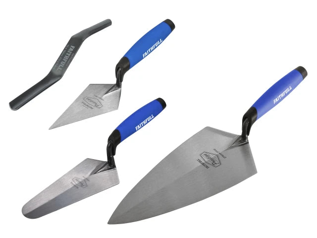Faithfull Prestige Professional Brick Trowel Set, 4 Piece – – Now available at MTN Shop UK. - imagen 4