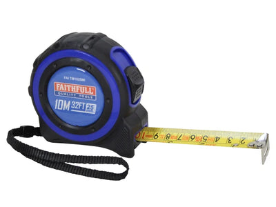 Faithfull Trade Tape Measure 10m/33ft (Width 25mm) – – Now available at MTN Shop UK.