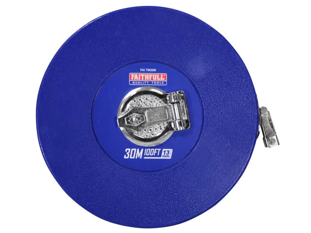 Faithfull Rounded Long Tape 30m/100ft (Width 13mm) – – Now available at MTN Shop UK. - imagen 3
