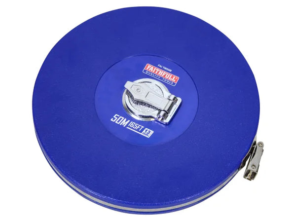 Faithfull Rounded Long Tape 50m/165ft (Width 13mm) – – Now available at MTN Shop UK.