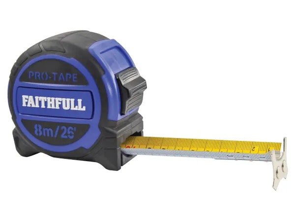 Faithfull Pro Tape Measure 8m/26ft (Width 32mm) – – Now available at MTN Shop UK.