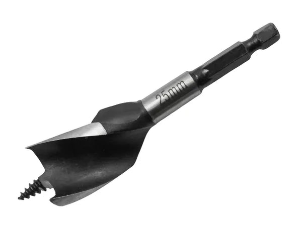 Faithfull Tri-Point Speed Auger Bit 25mm Stubby – – Now available at MTN Shop UK.