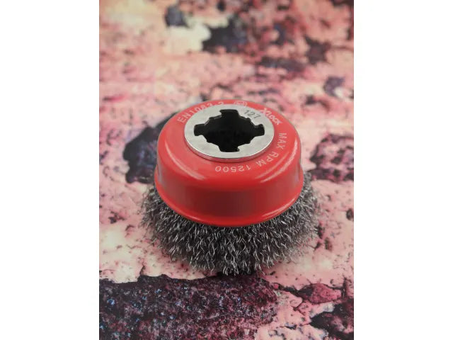 Faithfull X-LOCK Wire Cup Brush 75mm M14x2, 0.30mm Steel Wire – – Now available at MTN Shop UK. - imagen 3