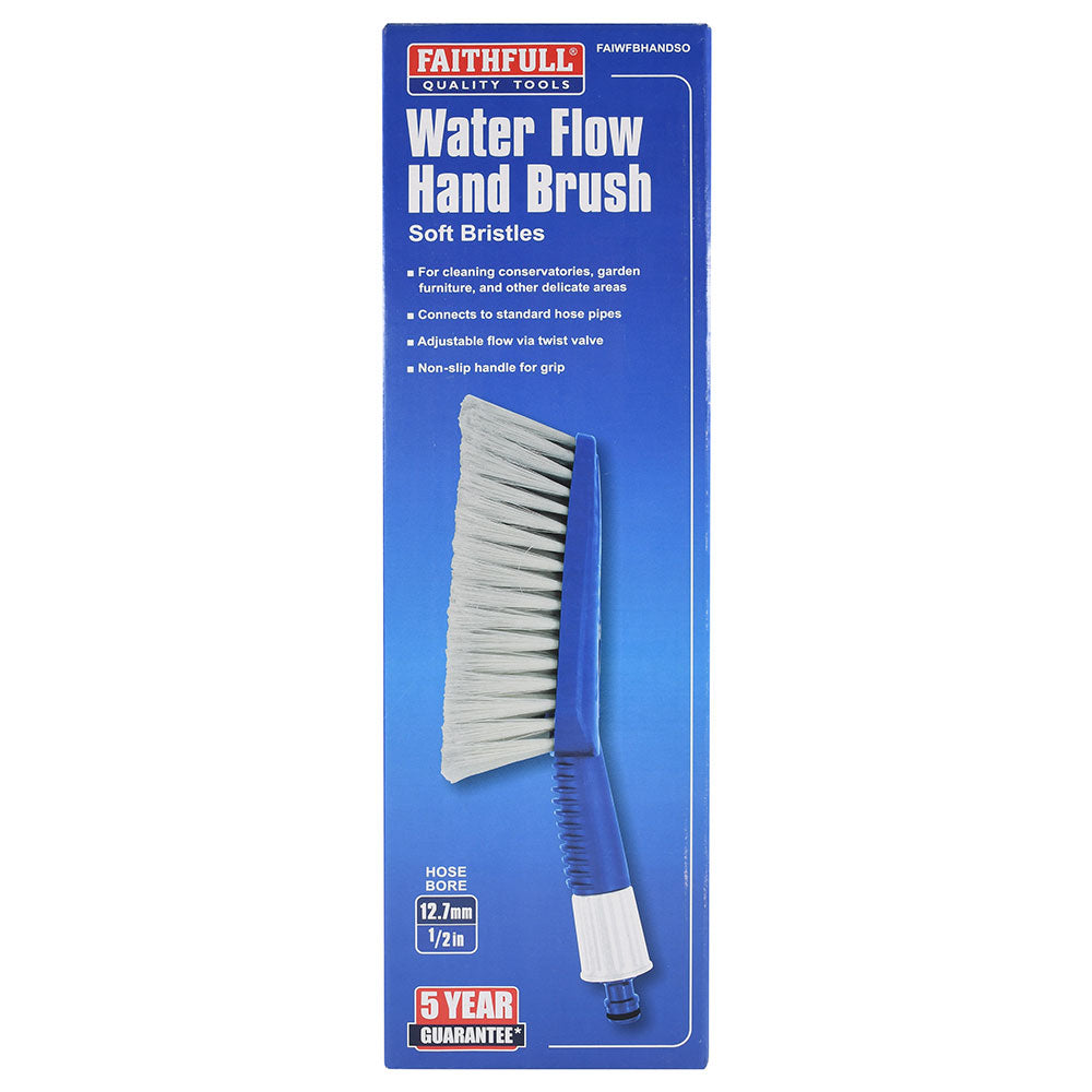Faithfull Water Flow Hand Brush retail packaging - imagen 7