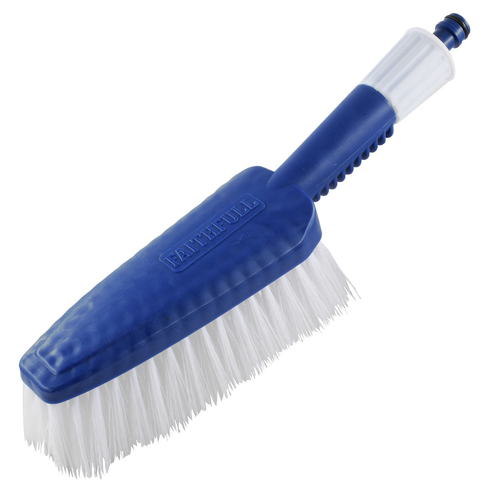 Faithfull Water Flow Hand Brush with stiff white bristles - imagen 8