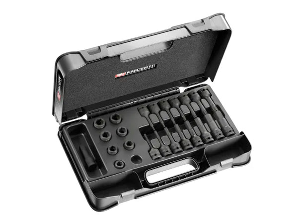 Facom 6-Point Stubby Impact Socket Set 1/2in SQDR, 23 Piece – – Now available at MTN Shop UK.