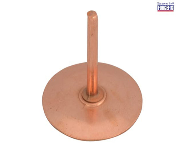 ForgeFix Copper Disc Rivets 20 x 20 x 1.5mm (Bag 100)