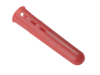 ForgeFix Expansion Wall Plugs Plastic Red 6-8 ForgePack 50