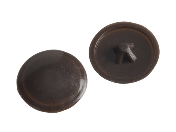 ForgeFix Pozi Compatible Cover Cap Dark Brown No.6-8 Forge Pack 50