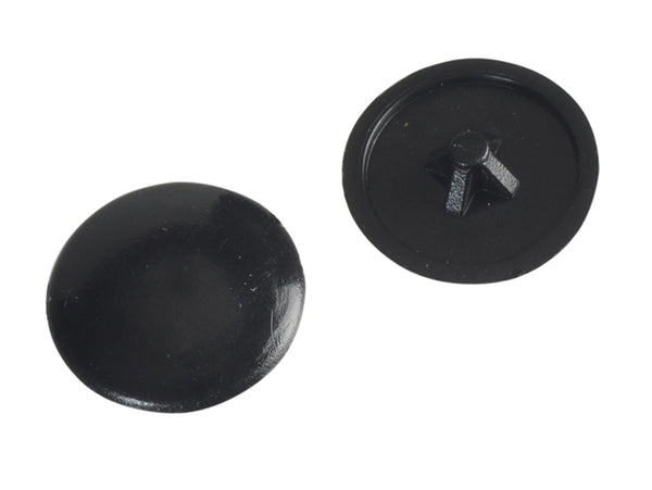 ForgeFix Pozi Compatible Cover Cap Black No.6-8 Forge Pack 50