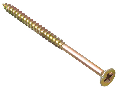 ForgeFix Multi-Purpose Pozi Compatible Screw CSK ST ZYP 6.0 x 80mm Box 100