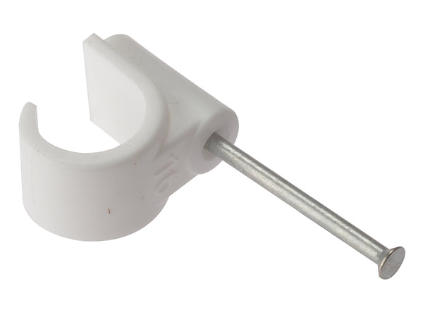 ForgeFix Pipe Clip with Masonry Nail 16mm Box 100