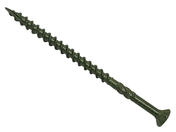 ForgeFix Spectre™ Advanced Deck PZ Compatible Screw CSK Green 4.5 x 75mm Tub 1000