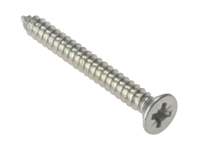 ForgeFix Self-Tapping Screw Pozi Compatible CSK ZP 1.1/2in x 8 Box 200